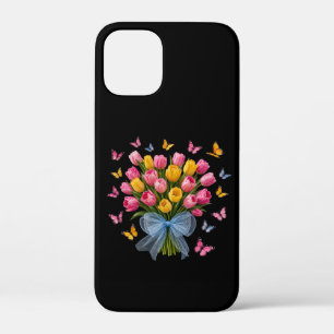 Étui iPhone / iPad Tulipes & Papillons