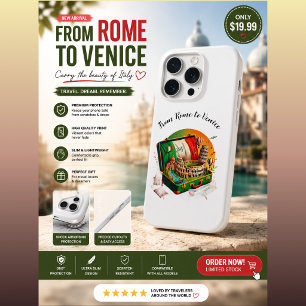 Étui iPhone Italie Lieux Touristiques Rome Venis