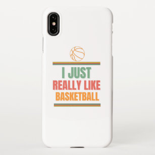 Coque iPhone j'aime vraiment le basket-ball