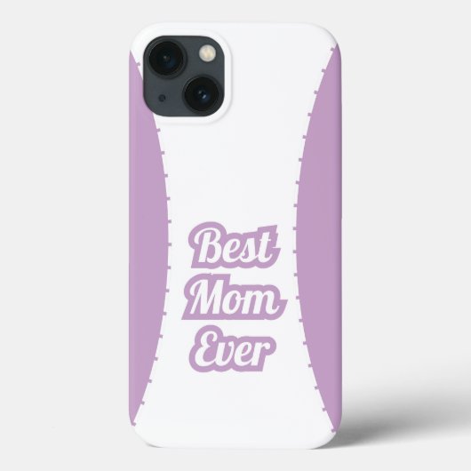 Étui iPhone Lavande Meilleure Maman (Verso)