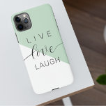 Coque iPhone Live Love Lauder Motivation Positive Citation<br><div class="desc">Live Love Lauder Motivation Positive Citation</div>