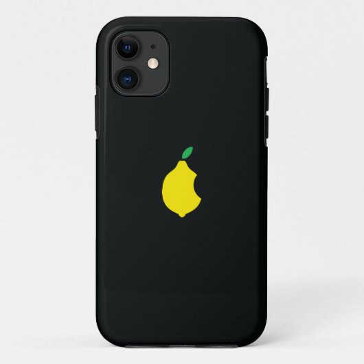 étui iphone logo citron (Dos)