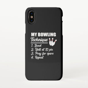 Coque iPhone ma technique de bowling hurle à la prière à 10 épi