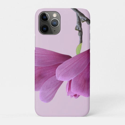 Étui iPhone Magnolia Rose Pâle (Dos)