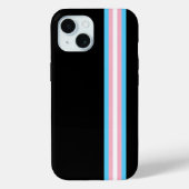 Étui iPhone Minimaliste Fierté Trans (Verso)