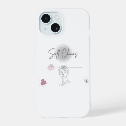Étui Iphone Minimaliste Soft Chaos (Verso)