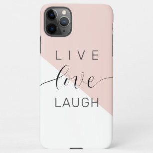 Coque iPhone Modern Love Laugh Motivation positive