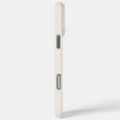 Étui iPhone Monogramme Botanique Élégant avec Nom (Verso / Droite)