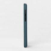 Étui iPhone | Monogramme simple moderne (Dos/Gauche)