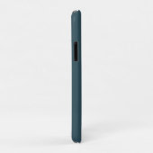 Étui iPhone | Monogramme simple moderne (Dos/Droite)