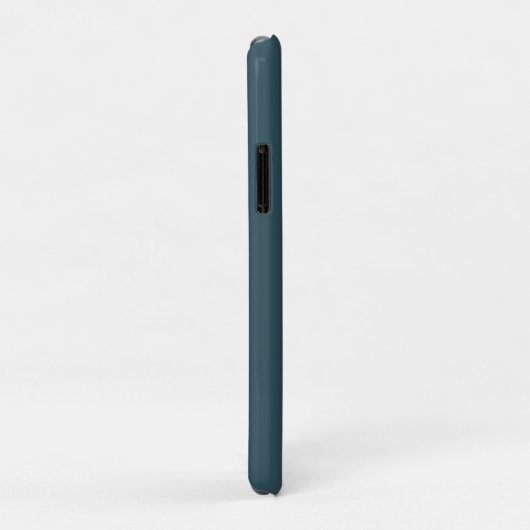 Étui iPhone | Monogramme simple moderne (Dos/Droite)