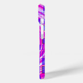 Étui iPhone Mosaïque Tourbillon Rose Violet (Verso / Gauche)