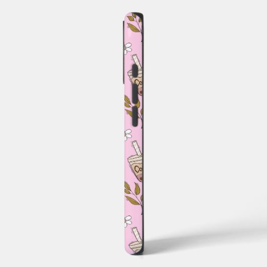 Étui iPhone motif Café et Livres | Lecteur Cosy (Verso / Gauche)