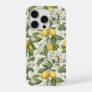 Étui iPhone motif citron Design Cottagecore