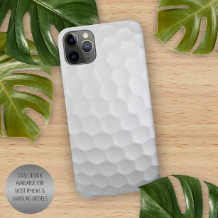 Coque iPhone Motif de texture de boule de golf à l'air réaliste