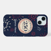 Étui iPhone - Nom personnalisé 250e (Verso Horizontal)
