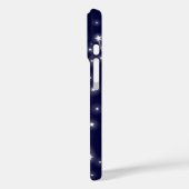 Étui iphone nom personnalisé marine spatiale fusée (Verso / Gauche)