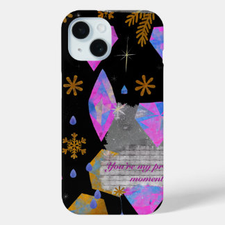 Étui iPhone Nuit Diamant Doré