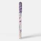 Étui iPhone papillon violet français vintage (Verso / Droite)