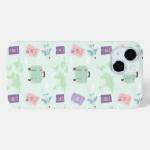 Étui iPhone Pastel Travel Accessories Doodle – Cou (Verso (horizontal))