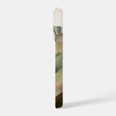 Étui iPhone paysage plat Boho dans des tons terreu (Côté gauche)