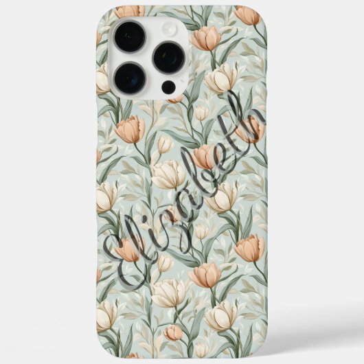 Étui iPhone personnalisable Tulipe Classique (Verso)