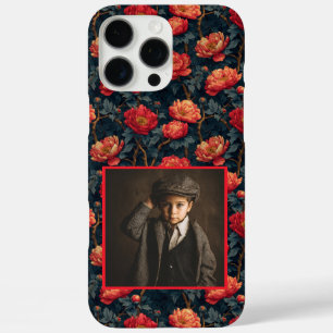 Étui iPhone personnalisé avec de belles pivoines