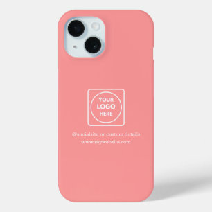 Étui iPhone personnalisé avec logo d'entreprise ro