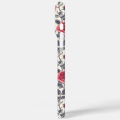 Étui iPhone personnalisé avec nom Rose pour protec (Verso / Gauche)