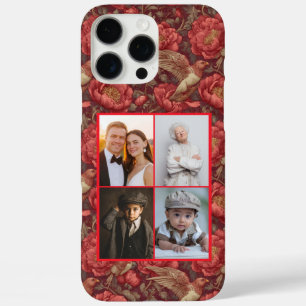 Étui iPhone personnalisé avec photo de pivoines po