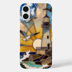 Étui iPhone Phare de la Plage Coucher de soleil Va