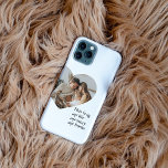 Coque iPhone Photo Famille Couple Moderne & Citation Famille Ca<br><div class="desc">Photo Famille Couple Moderne & Citation Famille Cadeau</div>