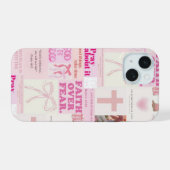 Étui iPhone Pinky Faithful pour iPhone 15 (Verso Horizontal)