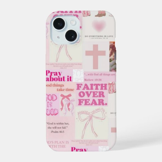 Étui iPhone Pinky Faithful pour iPhone 15 (Verso)