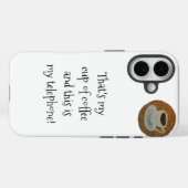 Étui iPhone pour café Espresso (Verso (horizontal))