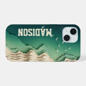 Étui iPhone pour la côte aérienne des oiseaux (Verso Horizontal)