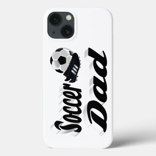 Étui iPhone pour papa footballeur (Verso)