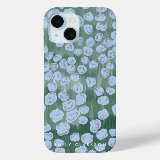 Étui iPhone Prairie Fantaisiste et Peint (Verso)
