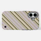 Étui Iphone Rayure verticale jaune HAMbWG (Verso (horizontal))