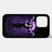 Étui iPhone Reine gothique vampire du Web (Verso (horizontal))