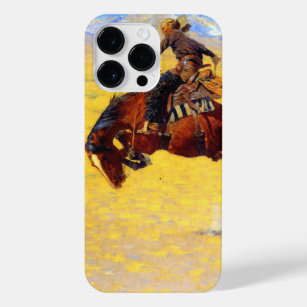 Coque Pour Pour iPhone 14 Pro Max Remington Old West Horse et Cowboy