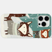 Étui iPhone Renards Mignons (Verso (horizontal))