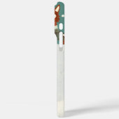Étui iPhone Renards Mignons (Verso / Gauche)
