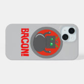 Étui iPhone Robot Bacon (Verso Horizontal)