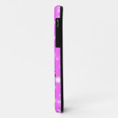 Étui iphone rose lilas étoile princesse pour fille (Dos/Gauche)