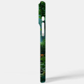 Étui iPhone Ruisseau Tranquille de la Forêt (Verso / Gauche)