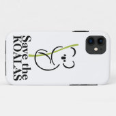 Étui iPhone Sauvez les koalas (Dos (Horizontal))