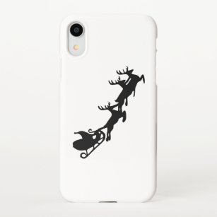 Coque iPhone Silage Reindeer personnalisé, Coque xr