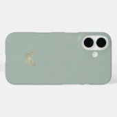 Étui iPhone silhouette papillon minimaliste (Verso (horizontal))