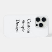 Étui iPhone simple personnalisé promotionnel  (Verso Horizontal)